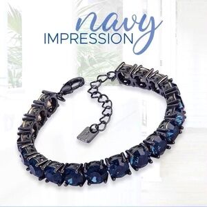 Park Lane “Navy” Impression Bracelet